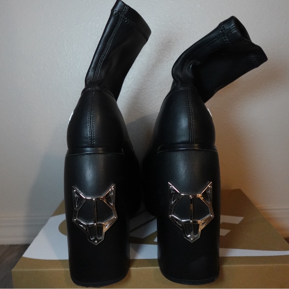 Naked Wolfe Platform Ankle Boots - Picture 3 of 5